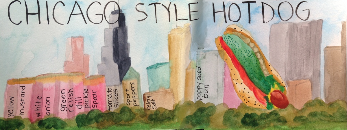 Chicago Style Hot Dog by Christine Benda