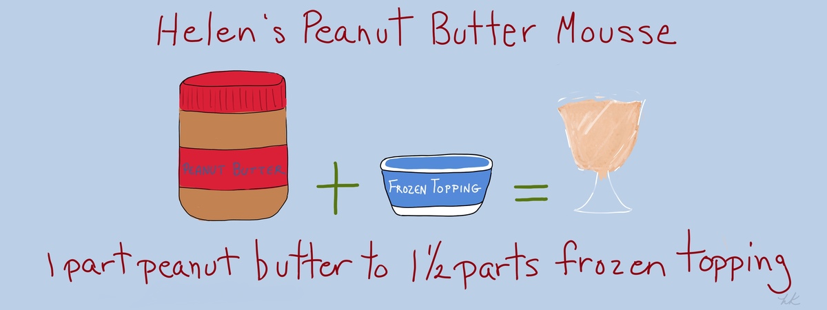 Helen’s Peanut Butter Mousse by hkOriginals