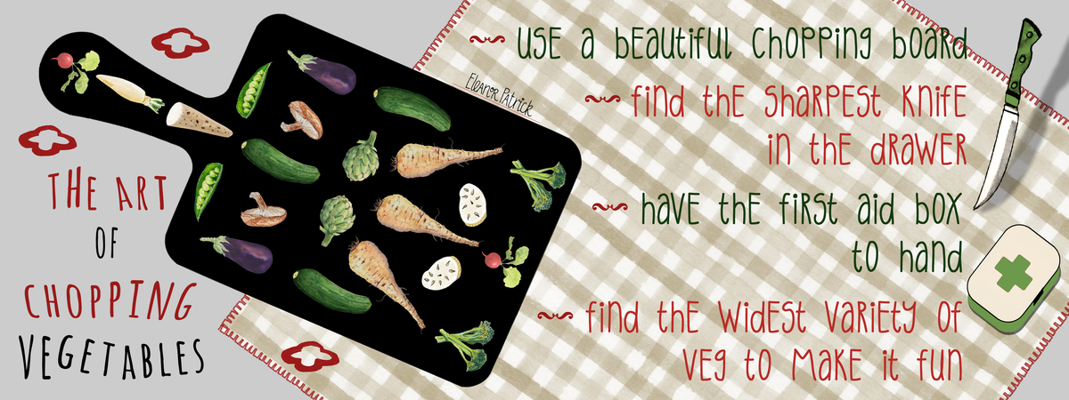 The art of chopping vegetables by Eleanor Patrick