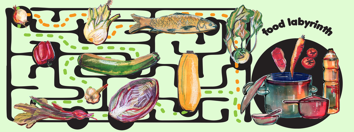 Food Labyrinth by Ariadna de Raadt