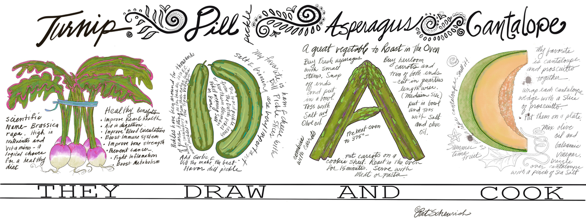 Foodie Letters by PAT SCHEURICH