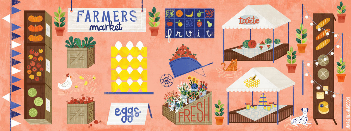 Fresh at the Market by Marie Hermansson