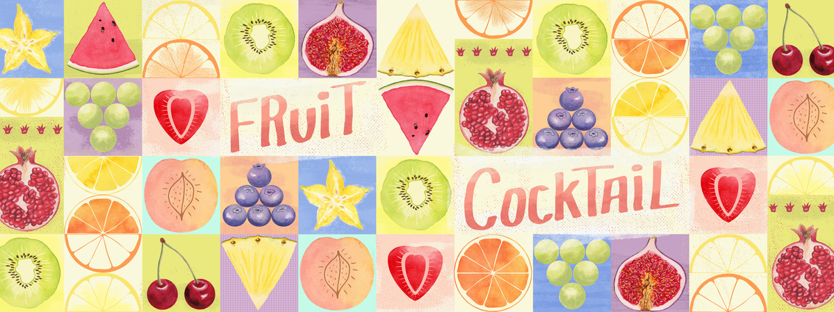 Funky Fruit Cocktail by Allie Gibson