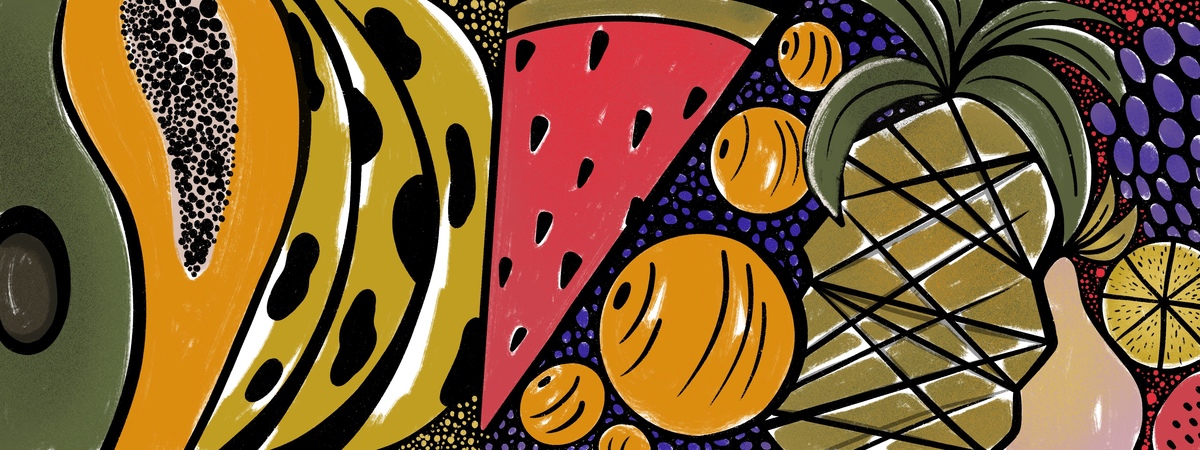 Fruit Geometry by Aline Monda