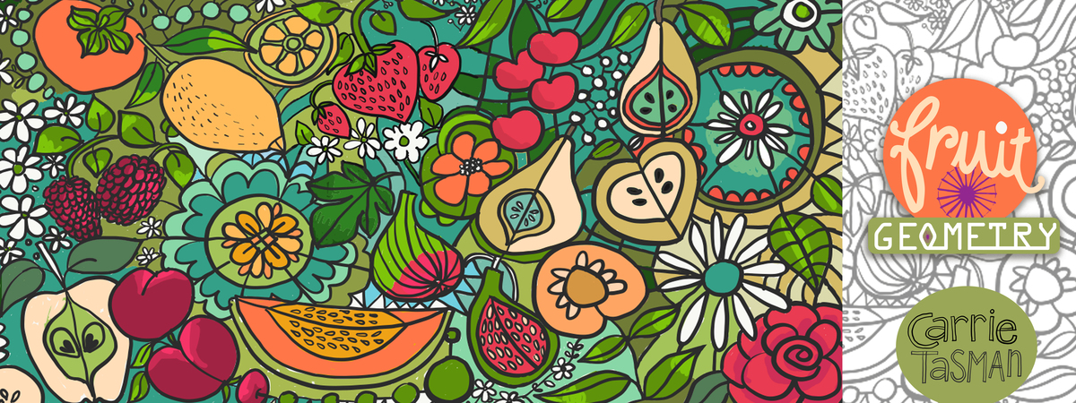 Fruit Geometry by Carrie Tasman