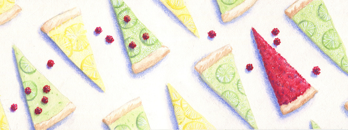 Fruit Pie Patterns by Rachel Alana
