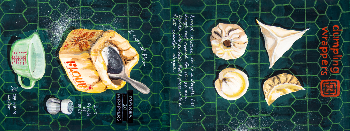 3-ingredient dumpling wrappers by Taya T. Haught