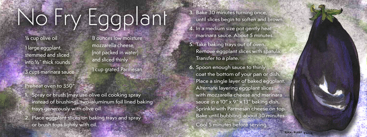 No Fry Eggplant by Rikki Asher