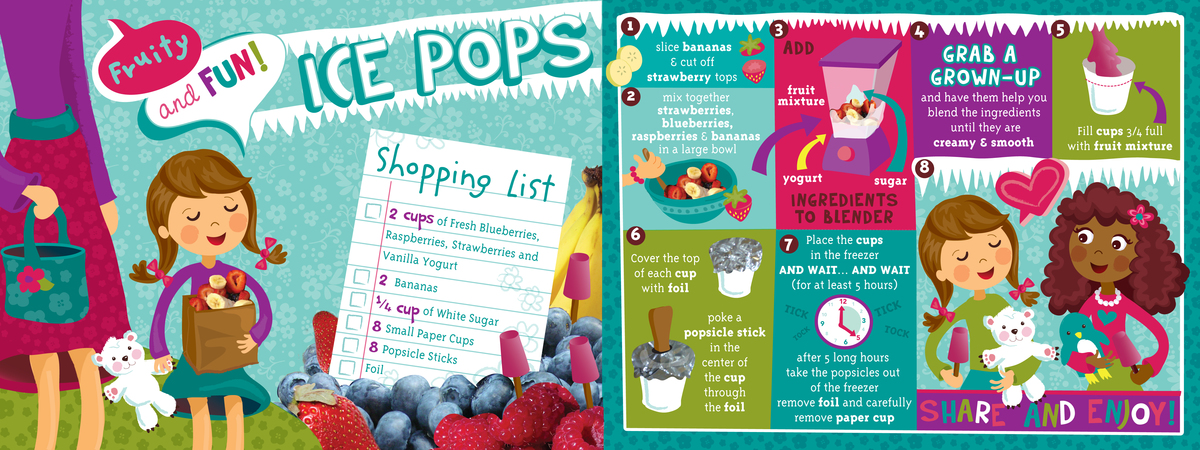 Fruity Ice Pops by Laura DeYoung