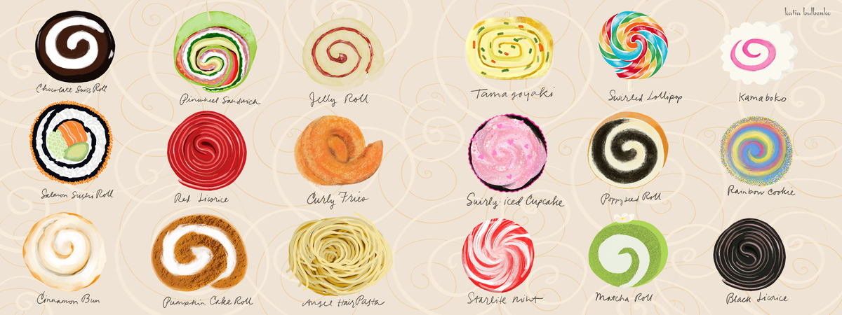Swirled and Spiraled by Katia Bulbenko