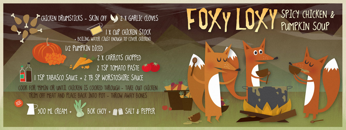 Foxy Loxy Spicy Chicken & Pumpkin Soup by Sho'nuff Love