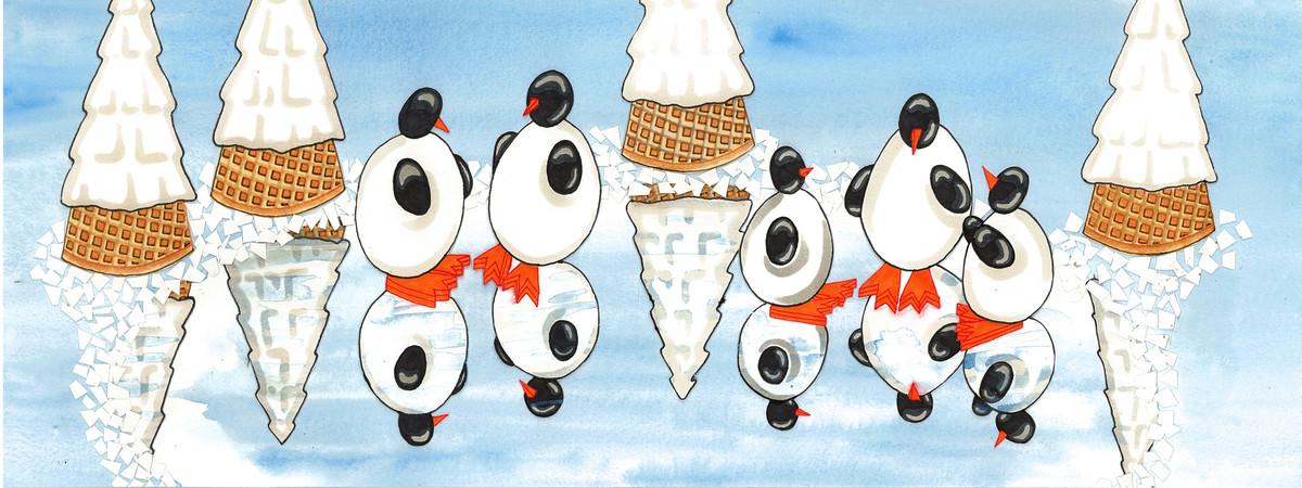 Penguins On Ice by Gina M. Brown