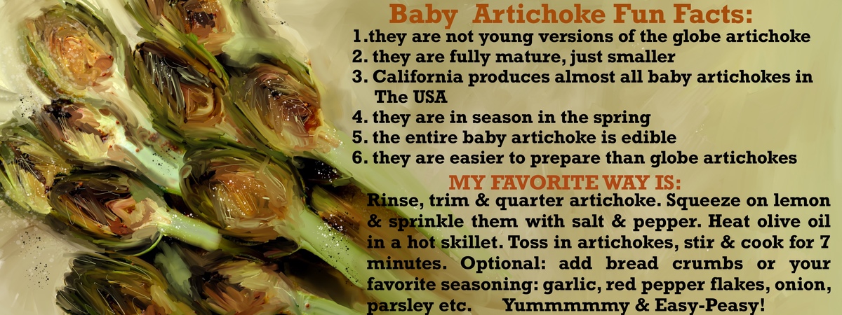 BABY ARTICHOKES by Jane Pakis