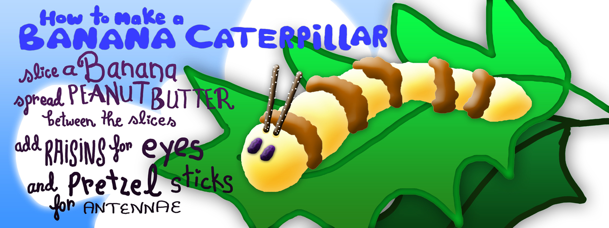 Banana Caterpillar by Lizzie Stephenson Banana caterpillar