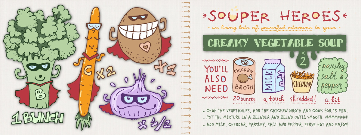 Souper Heroes by Yuliya Uzunova