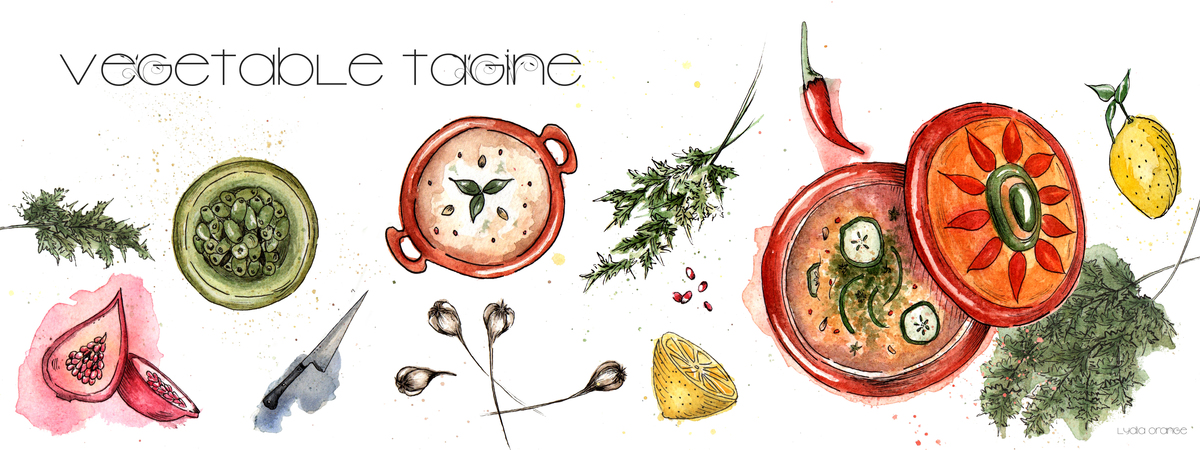 Vegetable Tagine by Lydia Orange