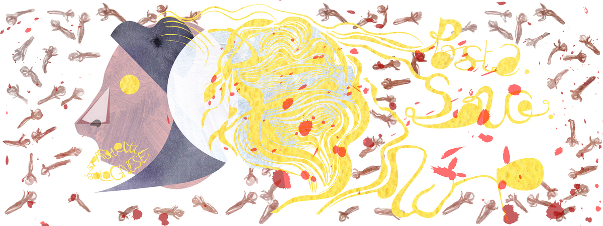 Food memory - Spag Bol - Pasta. Sauce. Slurp. by Hannah Clark