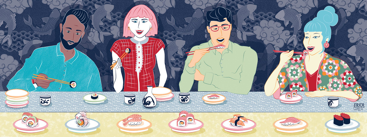 Sushi Train by Erica Walt