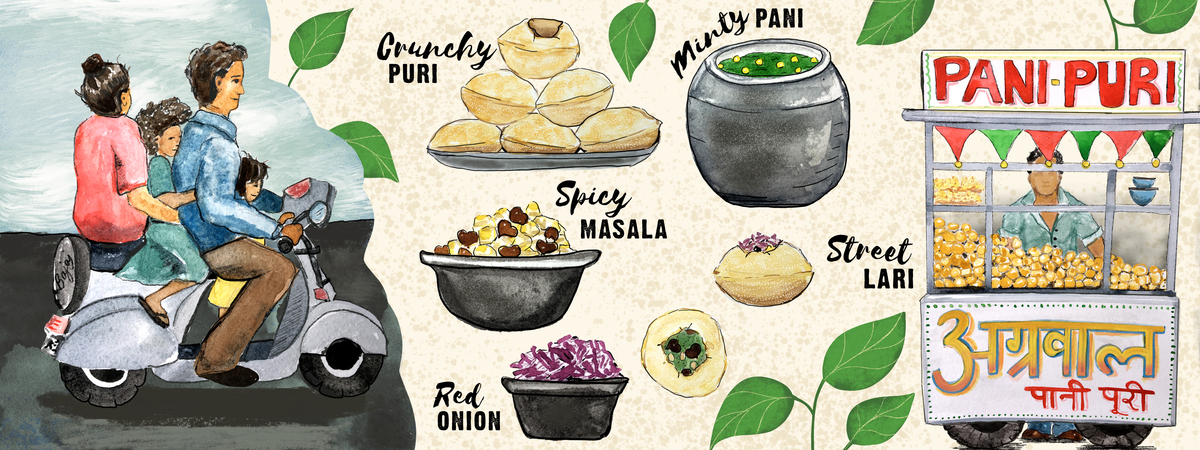 Pani Puri Dinner by Priyam Jancosko