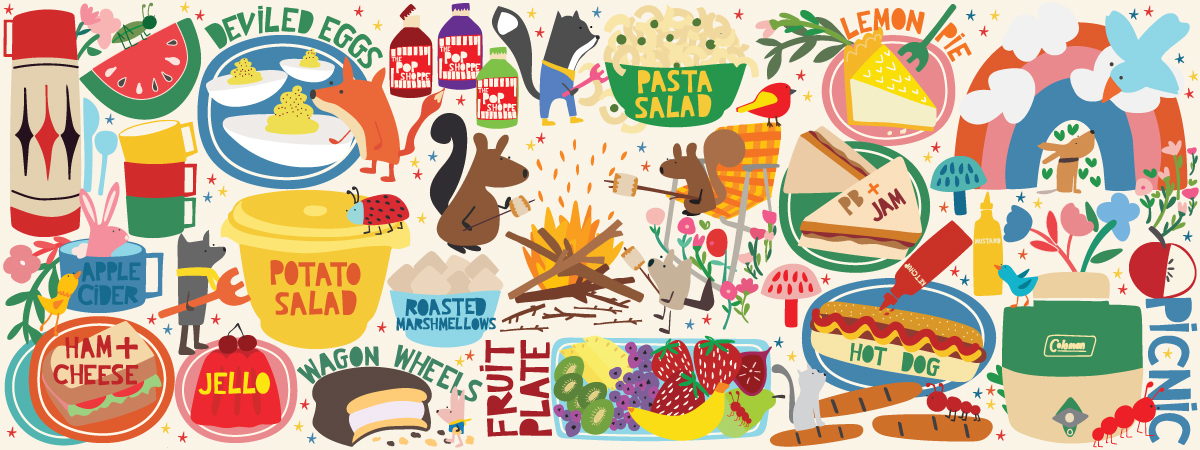 1970's Picnic Paradise by Loo McNulty