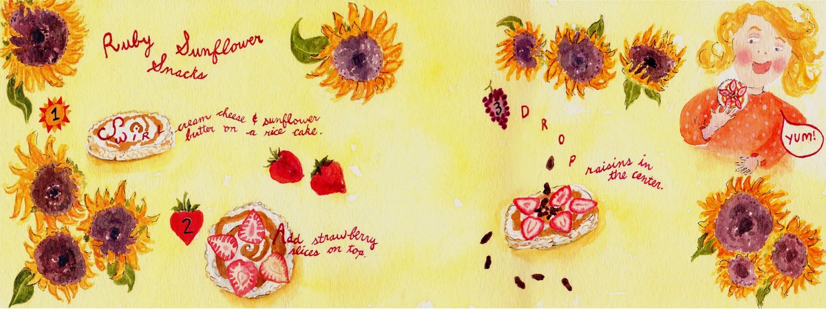 Ruby Sunflower Snacks by Helen Mason