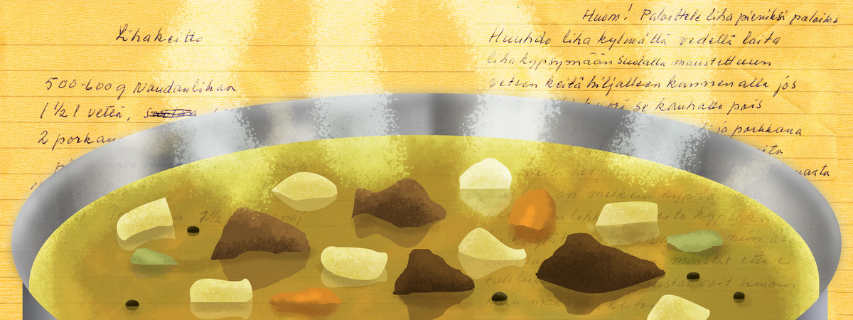 Lihakeitto - Beef Soup by Sohan Kaur Khalsa
