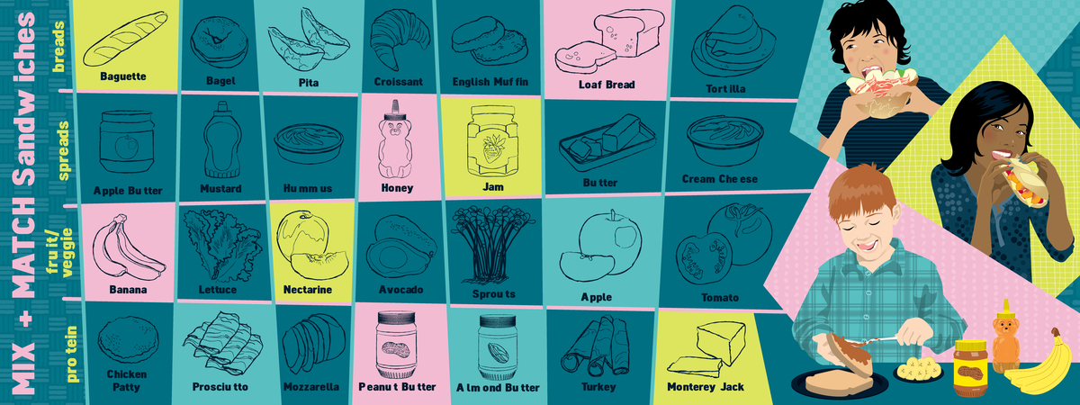 Mix + Match Sandwiches by cybèle