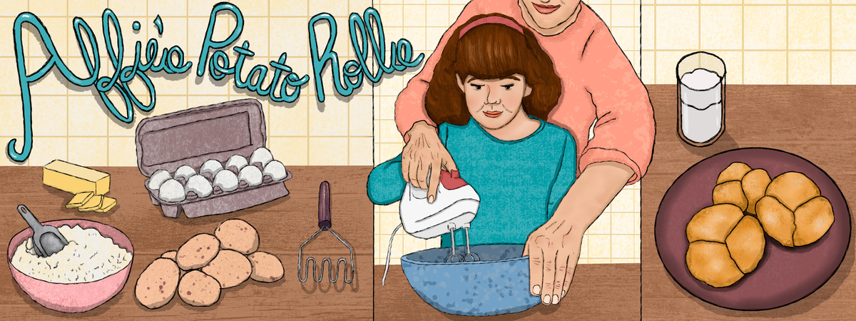 Fave Memory - Affie's Potato Rolls by RandiPace