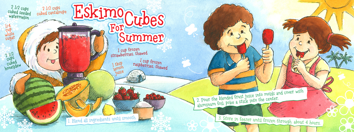 Eskimo Cubes For Summer by Jasmine Wall