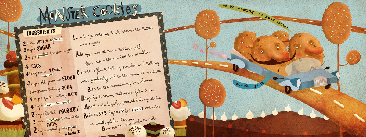 Monster Cookies by Ilaria Guarducci