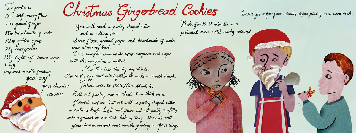 Christmas Gingerbread Cookies by Helen Nowell Christmas gingerbread cookies