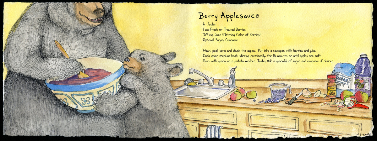 Berry Applesauce by Elise Smorczewski