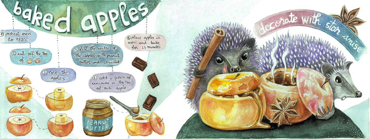 Baked apples by Raluca Bobis