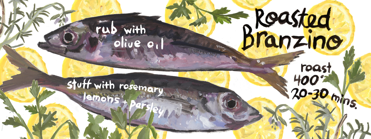 Roasted Branzino by Jackie Clark Mancuso