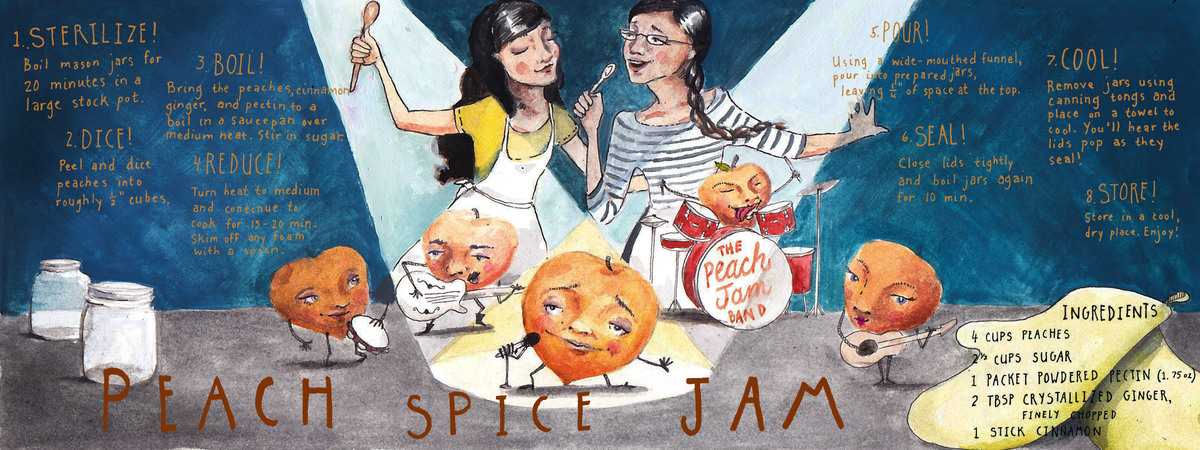 Peach Spice Jam by Danielle Klim