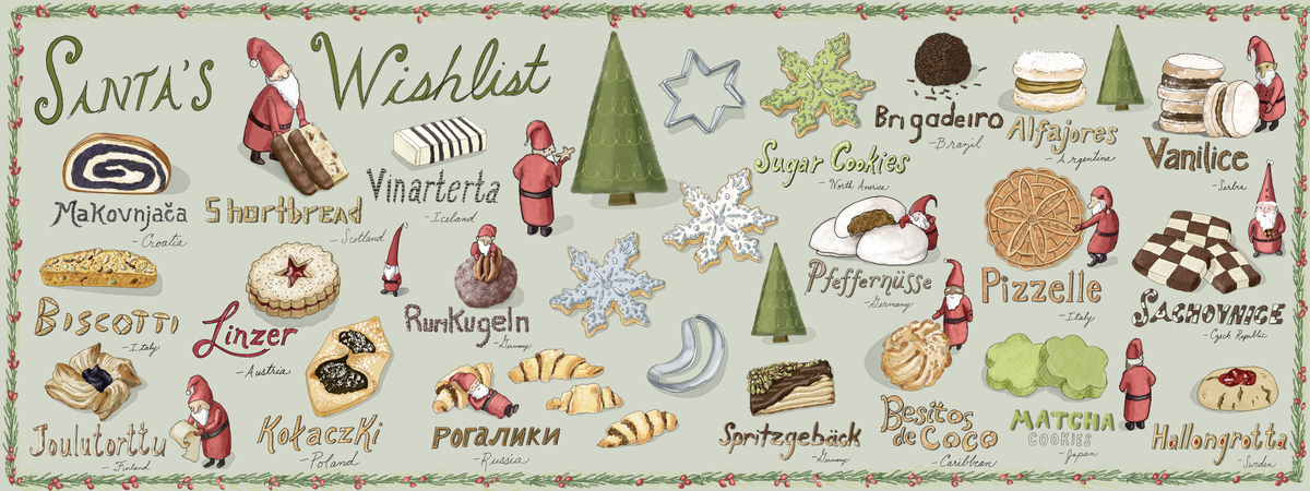 Santa's Wish-List by Valerie Hamill Illustrations