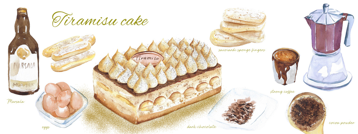 Tiramisu cake by Tanya Amos