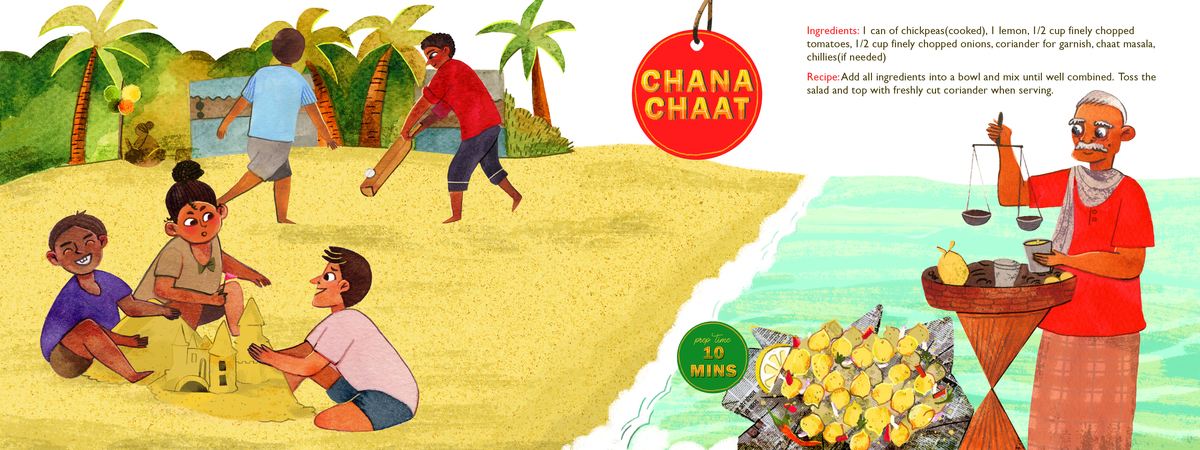 Chana Chaat | Indian Chickpea Salad by Shruti Prabhu
