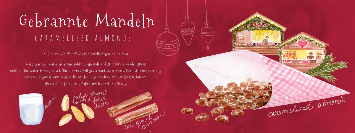 Caramelized almonds - gebrannte Mandeln by frau brandt