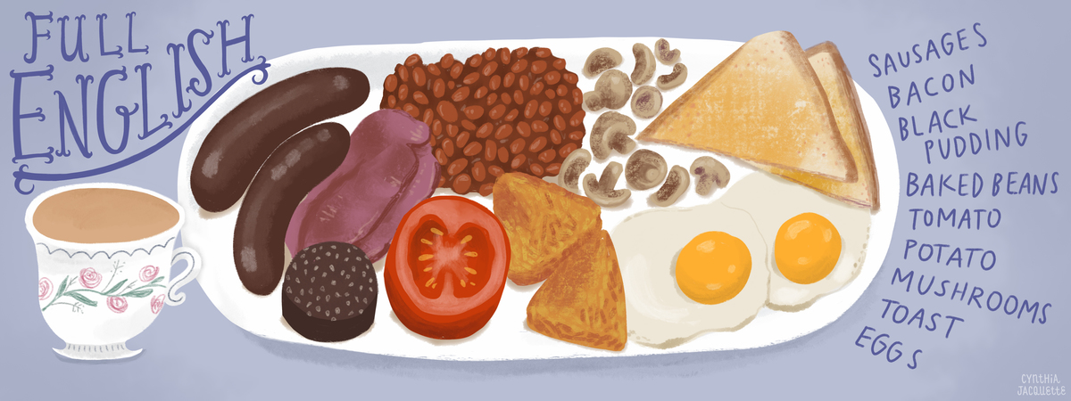 Full English Breakfast by Cynthia Jacquette