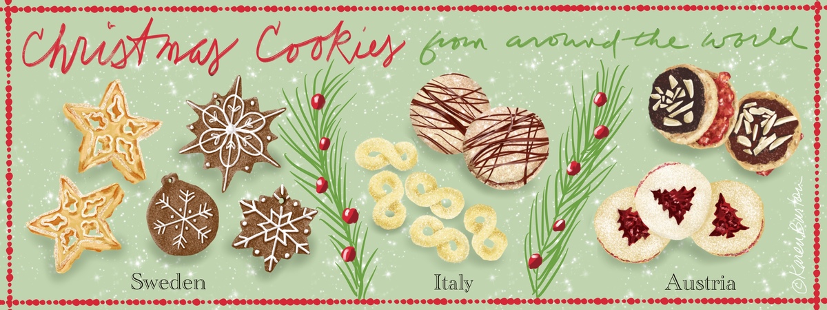 Christmas Cooking From Around The World by Karen Burton