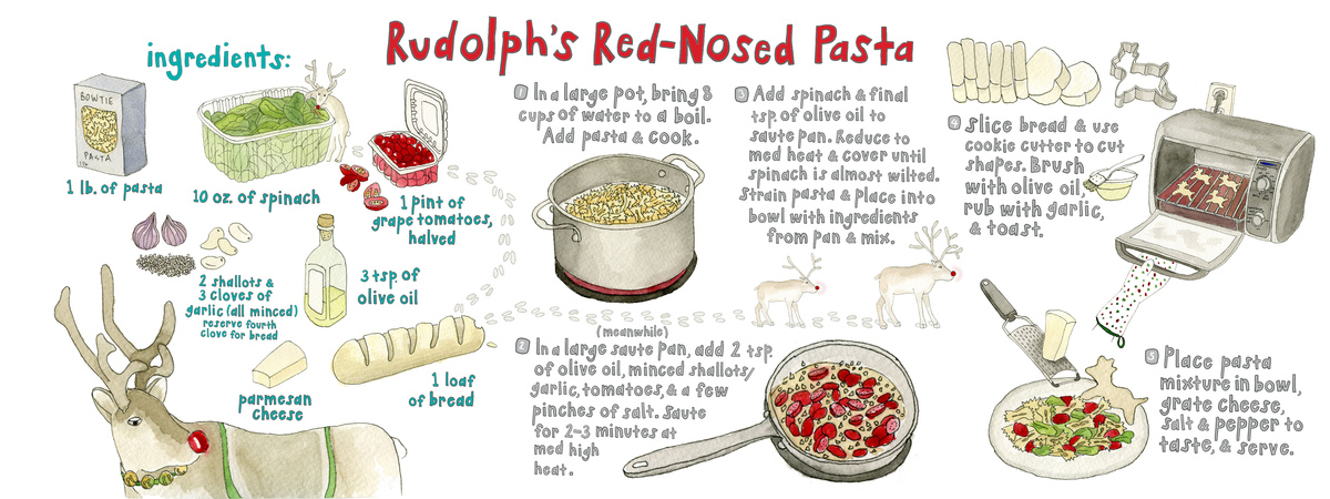 Rudolph's Red-Nosed Pasta by Kristin G. Jackson