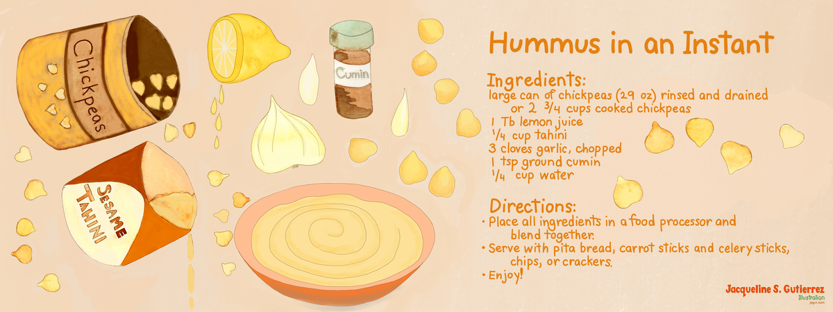 Hummus in an Instant by Jacqueline Gutierrez