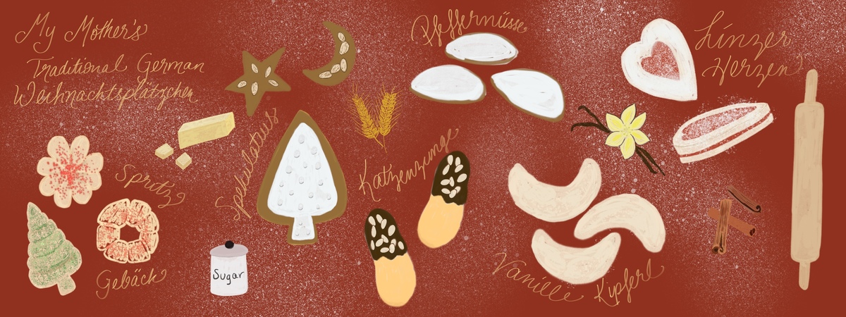 My Mother's Traditional German Weihnachtsgebäck by Karin Jacobs McLean