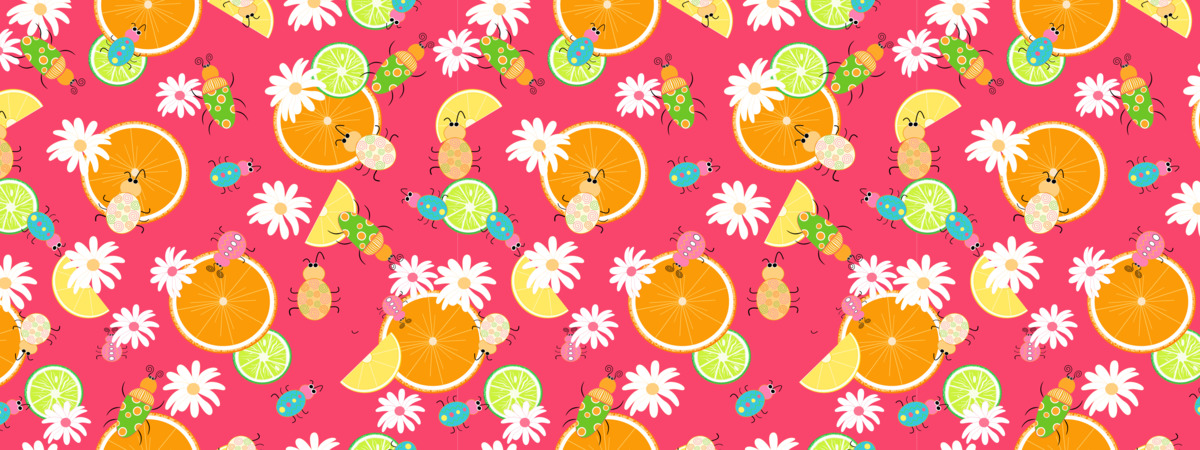 Citrus bug pattern by SweetCoolVibes