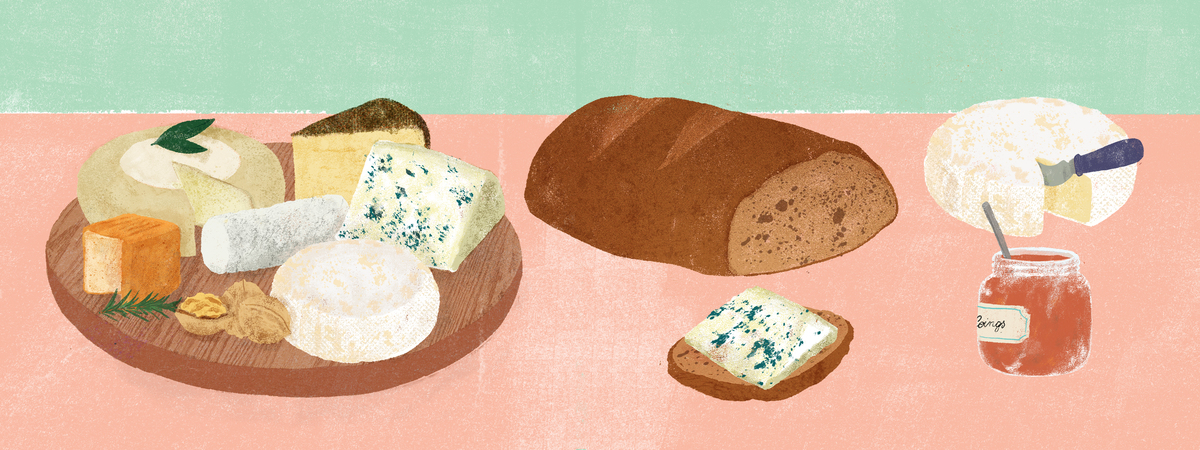 Cheese plate by Lucia Calfapietra