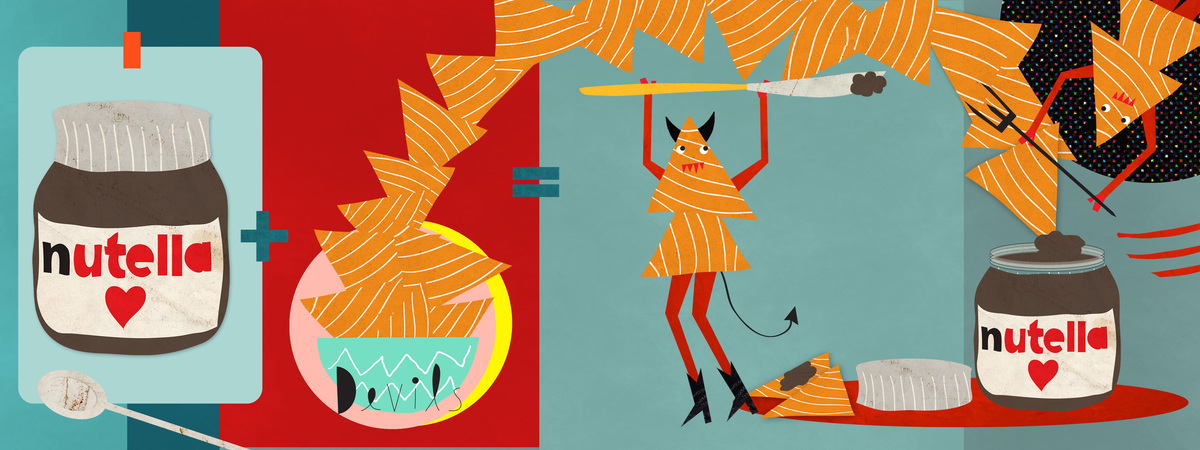 Nutella Devils by Thereza Rowe