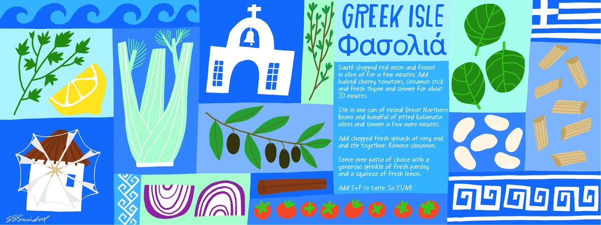 Greek Isle Beans by Salli S. Swindell