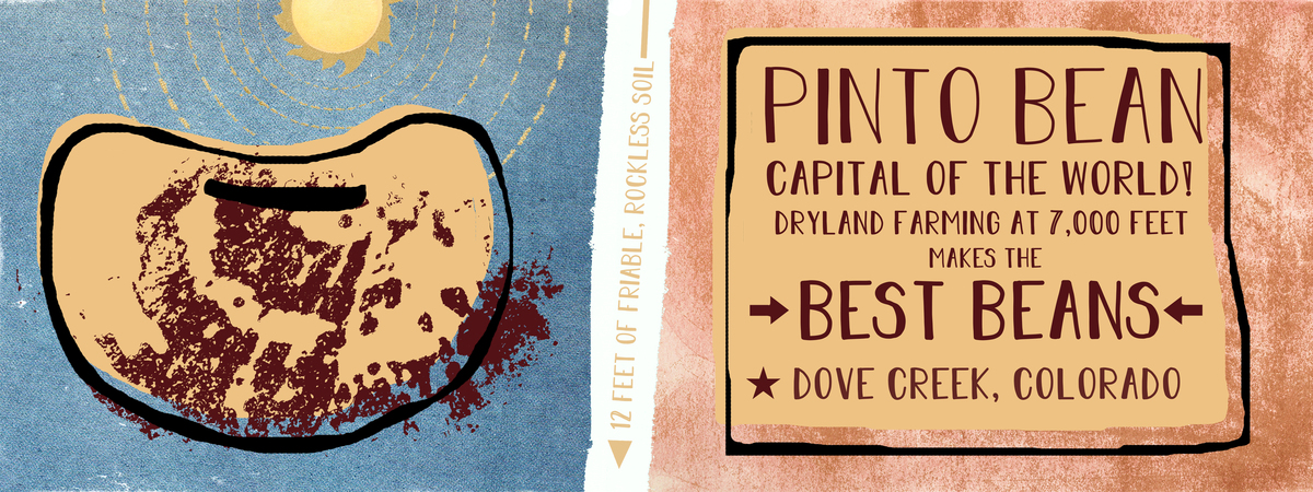 Pinto Bean Capital Of The World: Dove Creek, Colorado by James Orndorf