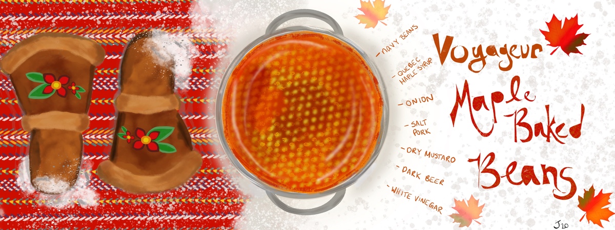 Voyageur Maple Baked Beans by joturnerdesign